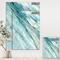 Designart - Silver Springs II Blue Green - Nautical & Coastal Canvas Artwork